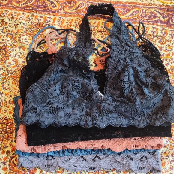 Lot of 5 Free People Lace Bralettes Size XS - Picture 10 of 10